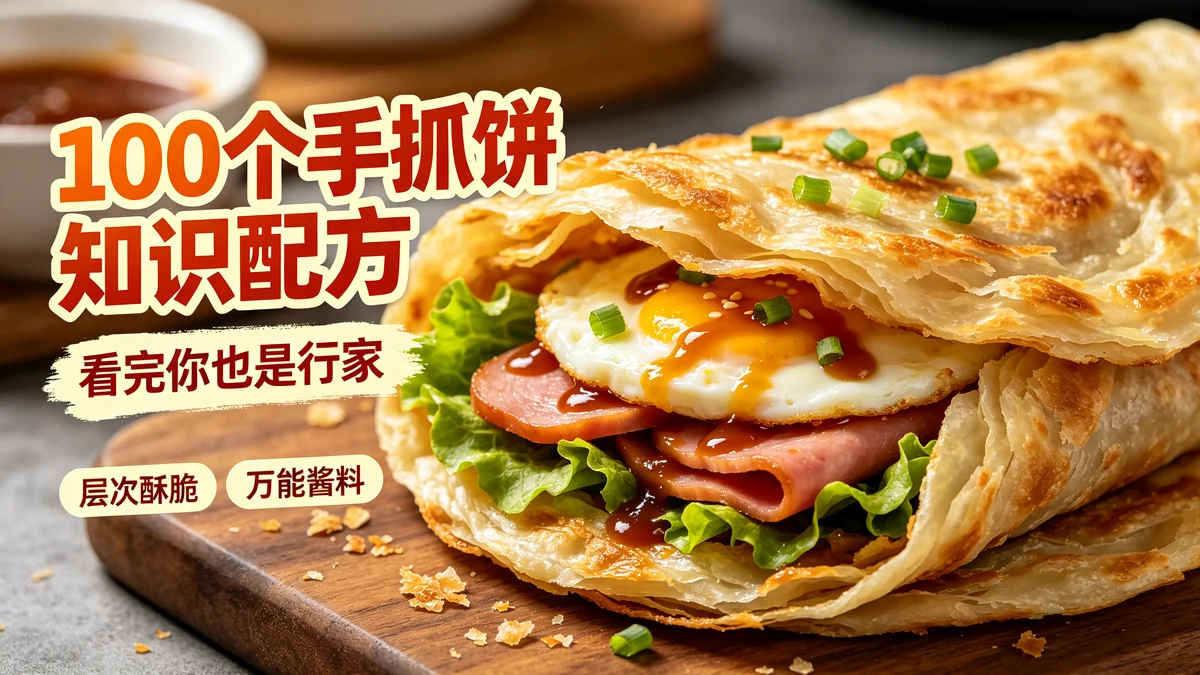 100个手抓饼知识配方 看完你也是行家