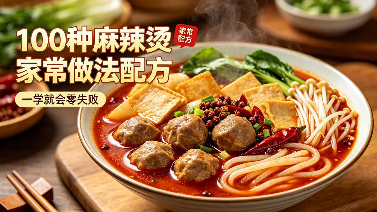 100种麻辣烫家常做法配方 一学就会零失败