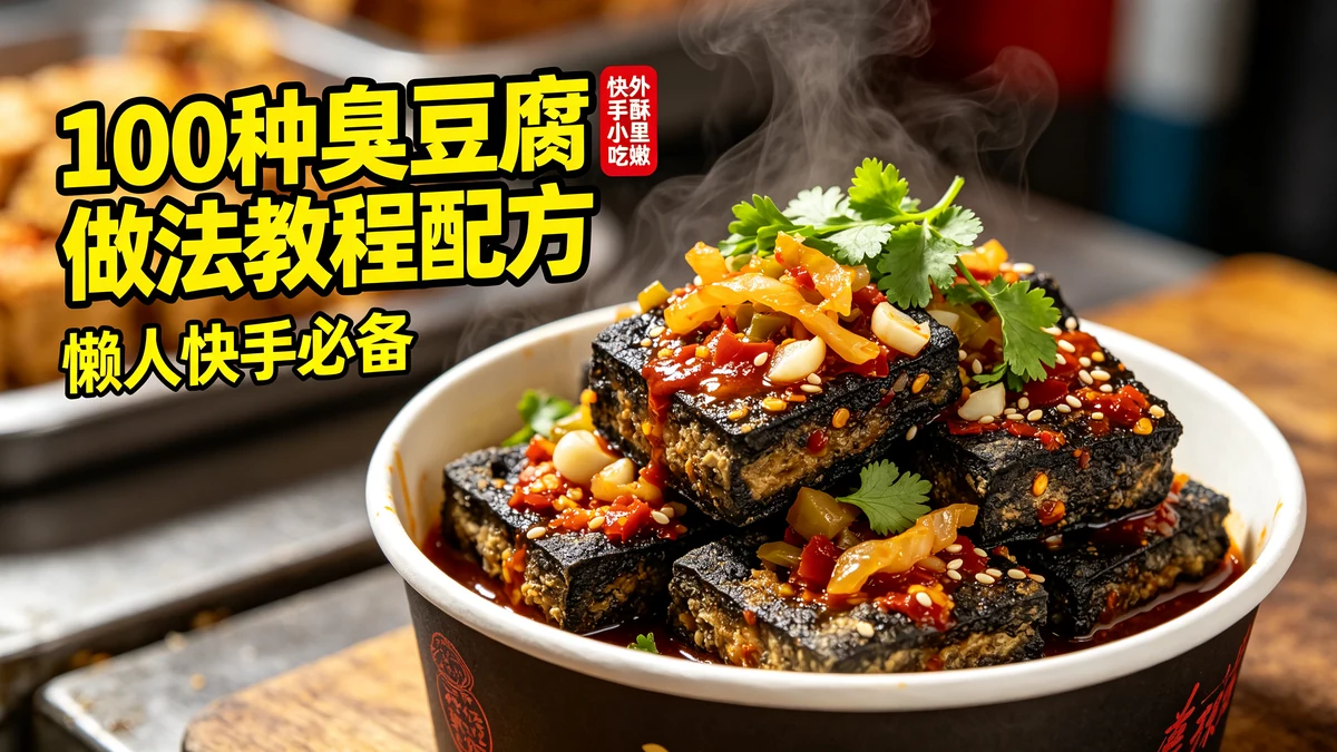 100种臭豆腐做法教程配方 懒人快手必备