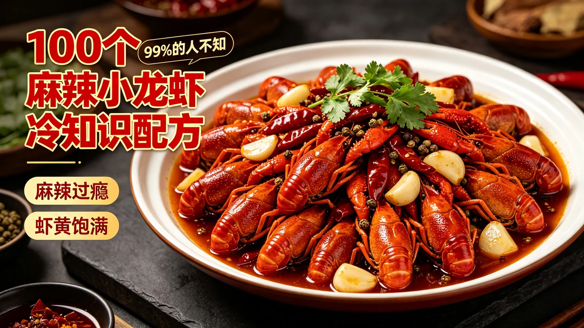 100个麻辣小龙虾冷知识配方 99%的人不知