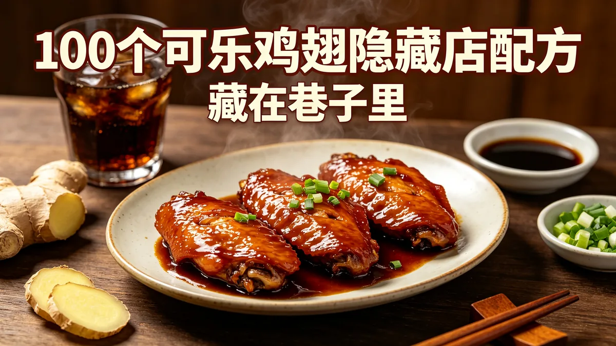100个可乐鸡翅隐藏店配方 藏在巷子里