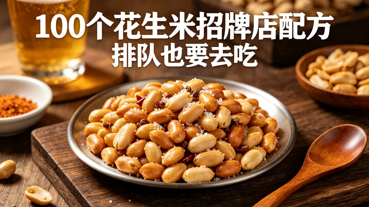 100个花生米招牌店配方 排队也要去吃