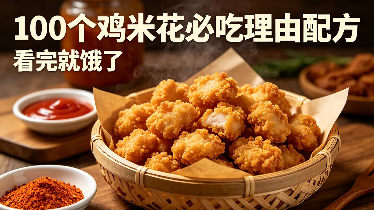 100个鸡米花必吃理由配方 看完就饿了