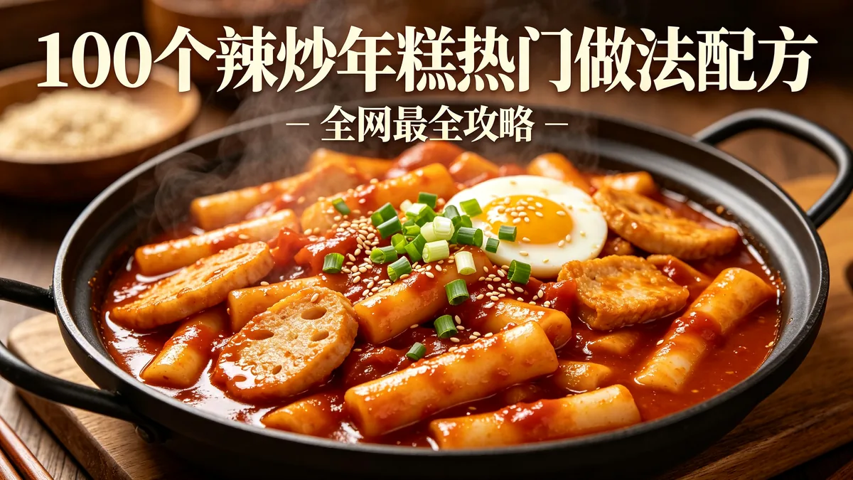 100个辣炒年糕热门做法配方 全网最全攻略