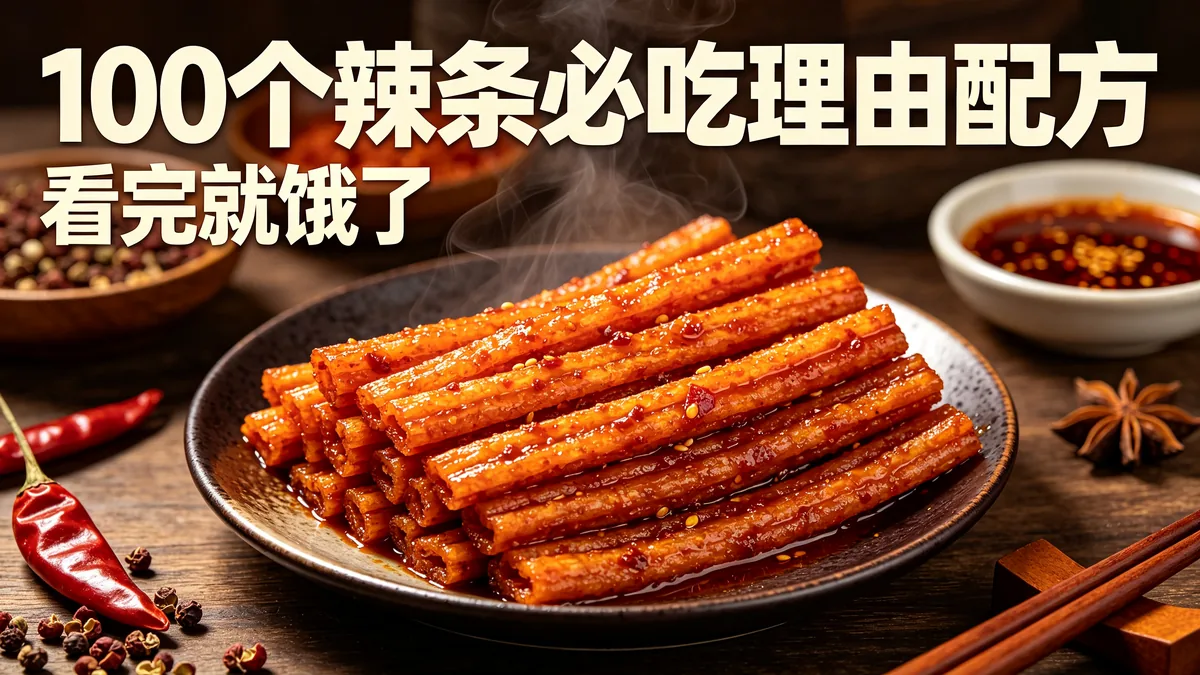 100个辣条必吃理由配方 看完就饿了