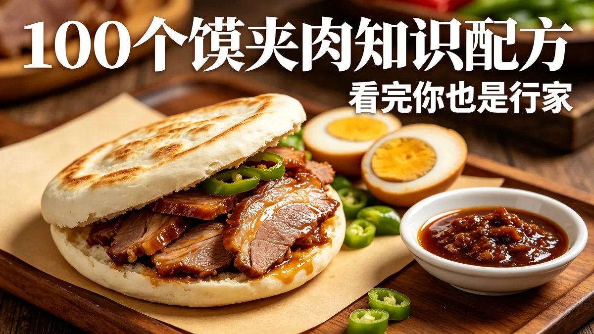 100个馍夹肉知识配方 看完你也是行家