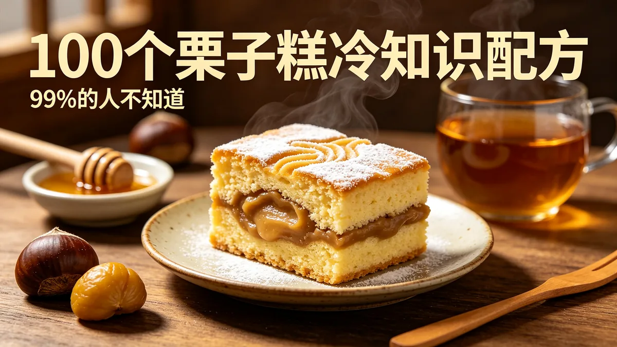 100个栗子糕冷知识配方 99%的人不知道