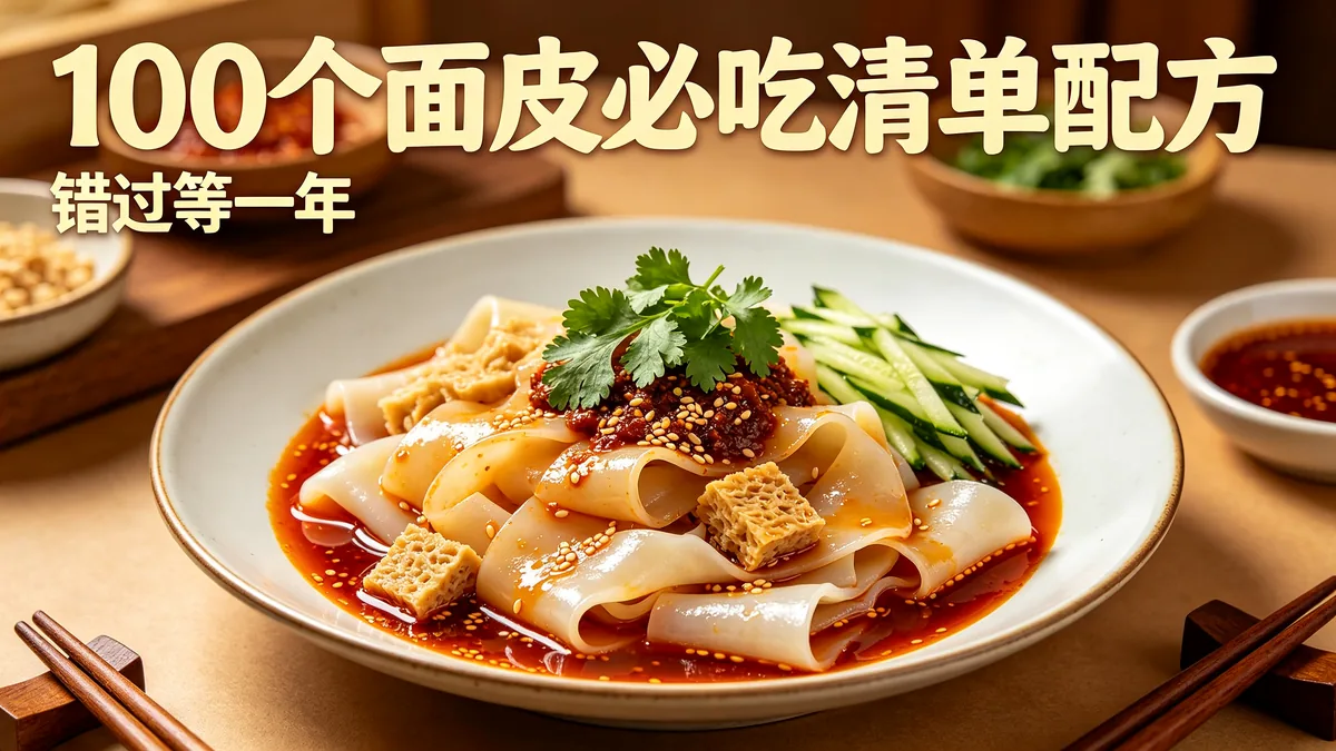 100个面皮必吃清单配方 错过等一年