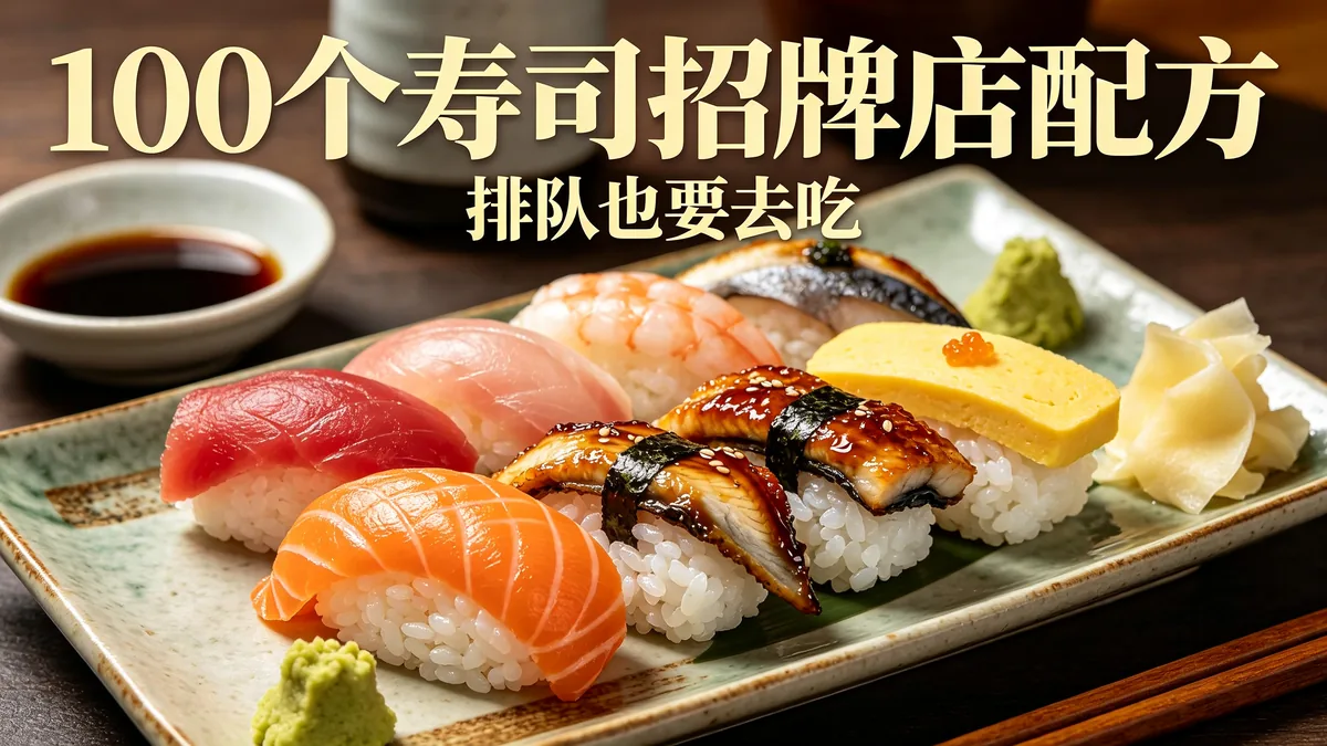 100个寿司招牌店配方 排队也要去吃