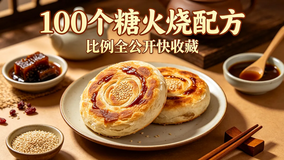 100个糖火烧配方 比例全公开快收藏