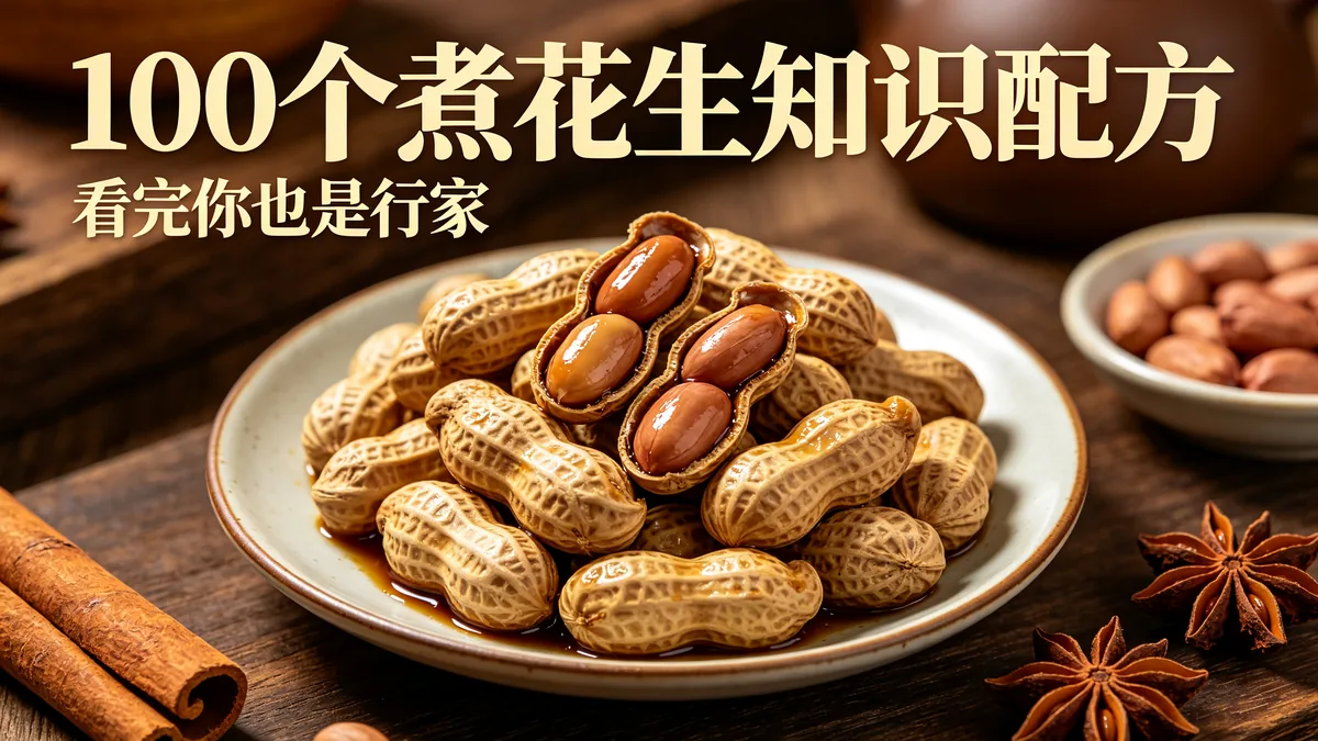 100个煮花生知识配方 看完你也是行家