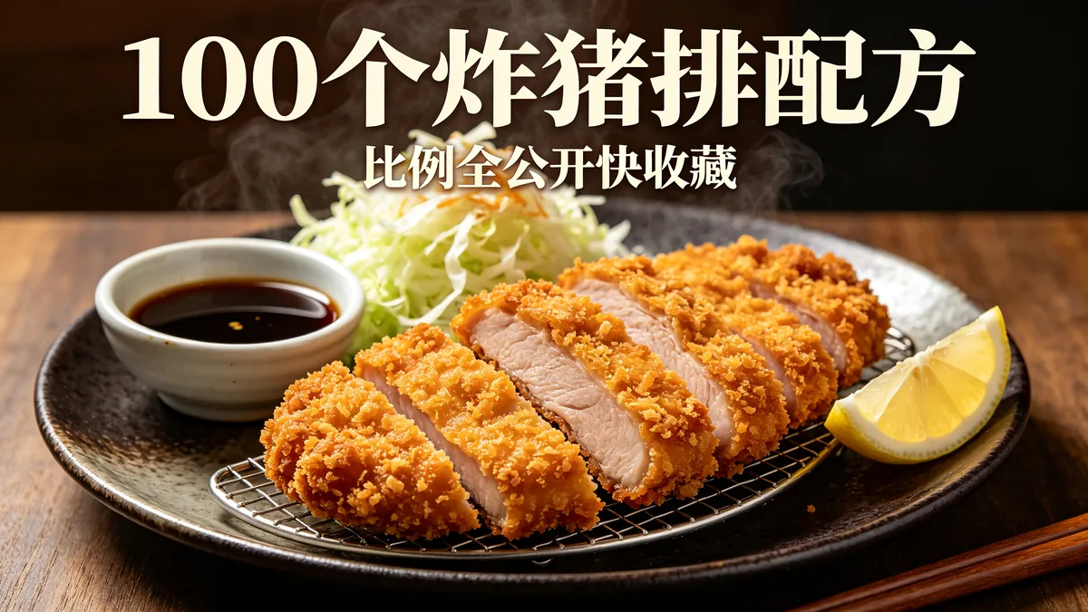 100个炸猪排配方 比例全公开快收藏