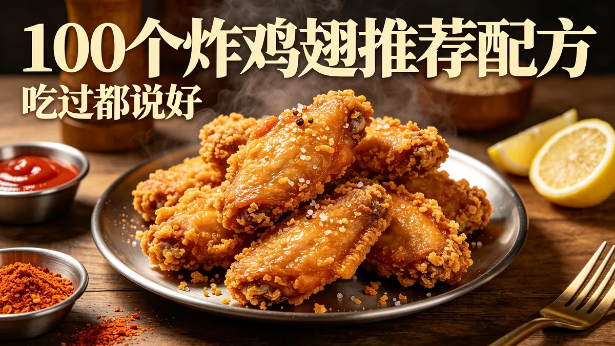 100个炸鸡翅推荐配方 吃过都说好