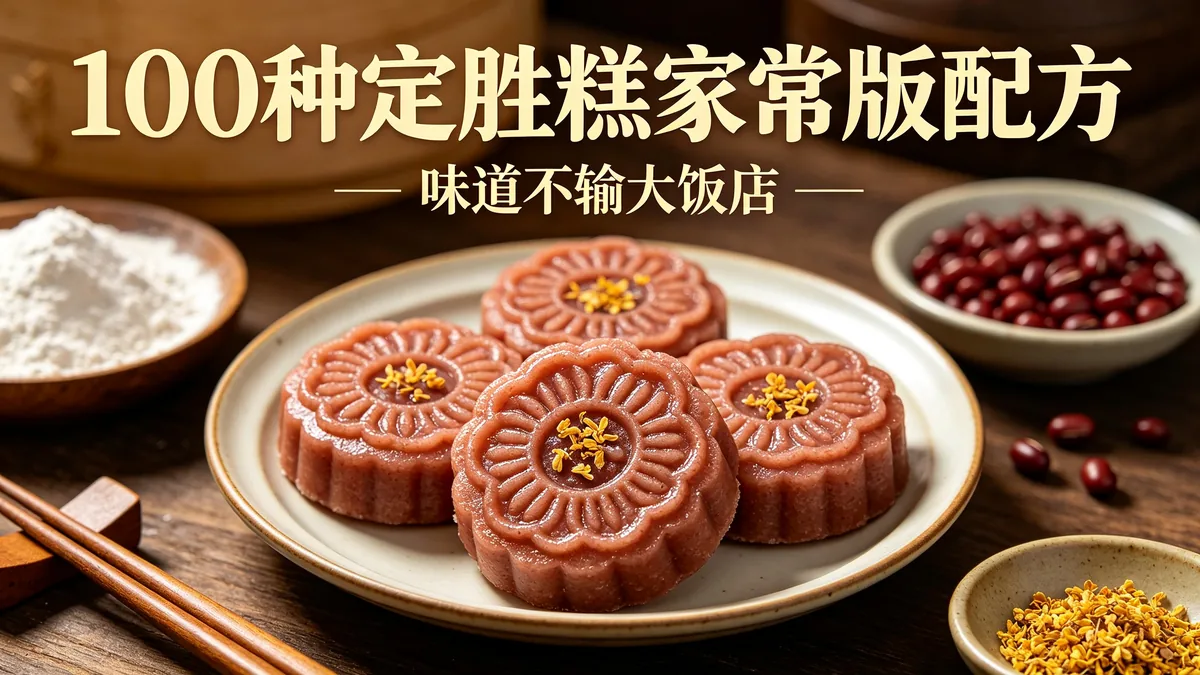 100种定胜糕家常版配方 味道不输大饭店