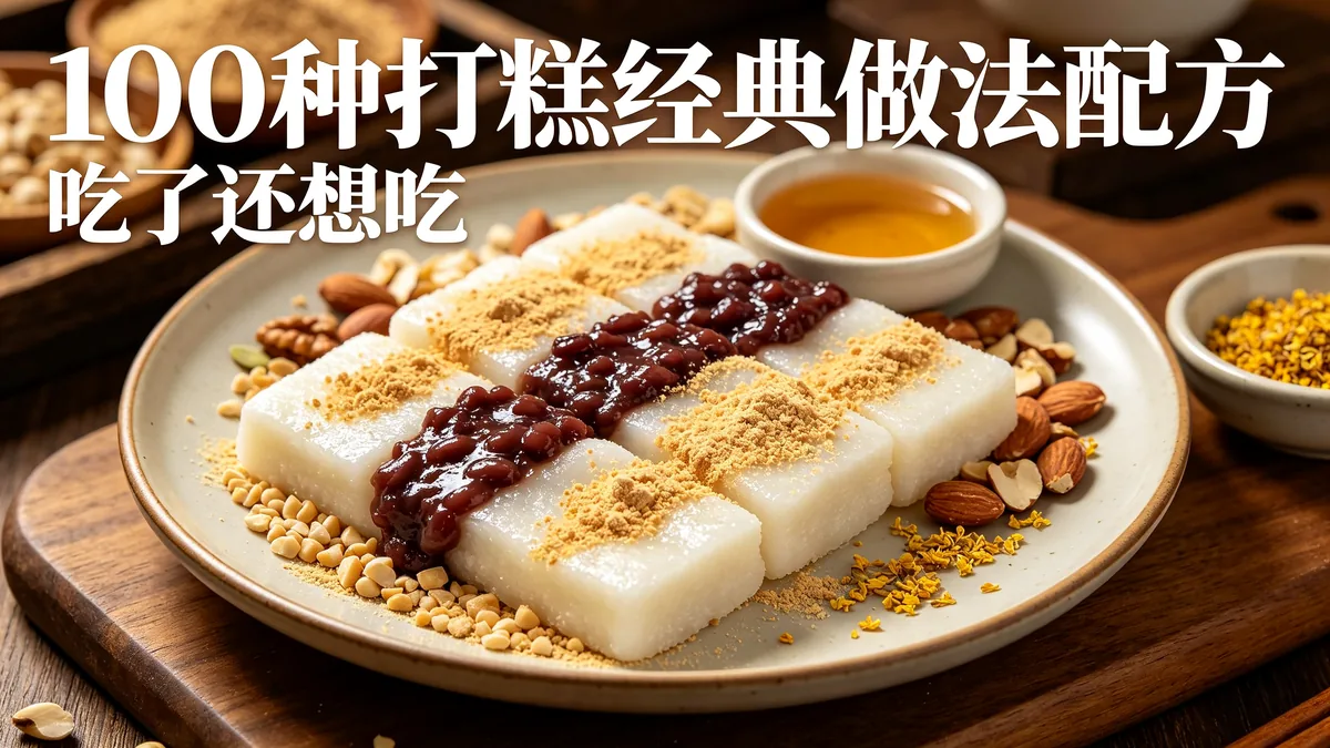 100种打糕经典做法配方 吃了还想吃