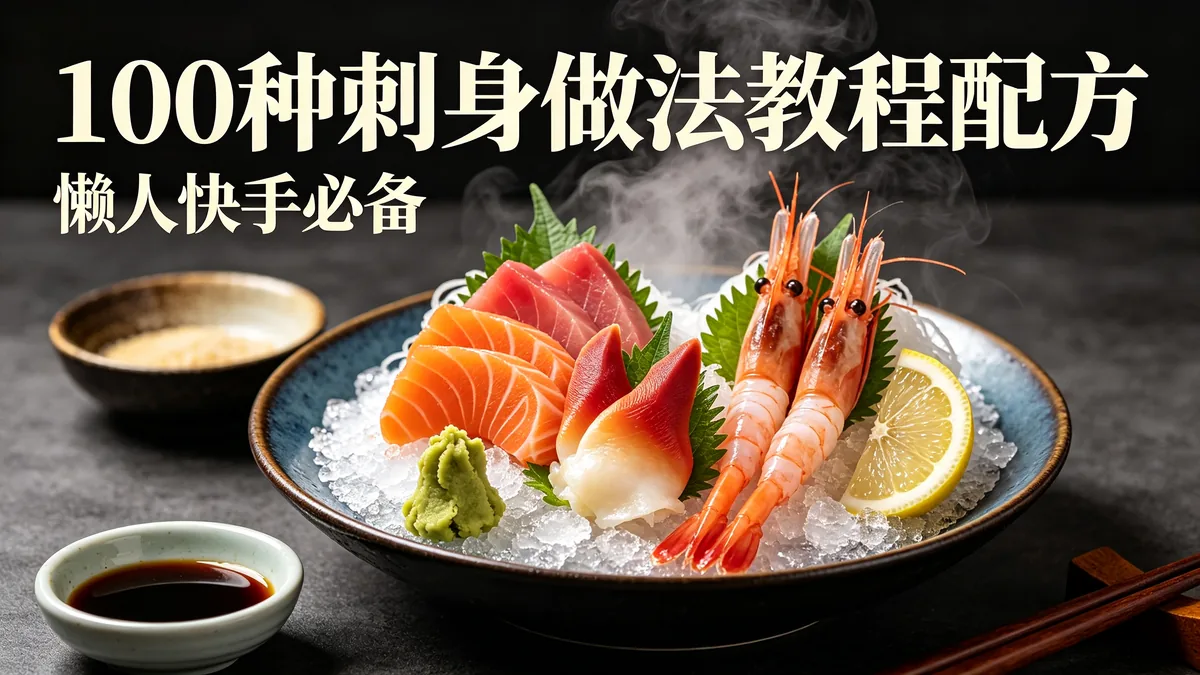100种刺身做法教程配方 懒人快手必备