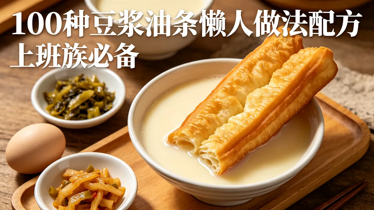 100种豆浆油条懒人做法配方 上班族必备