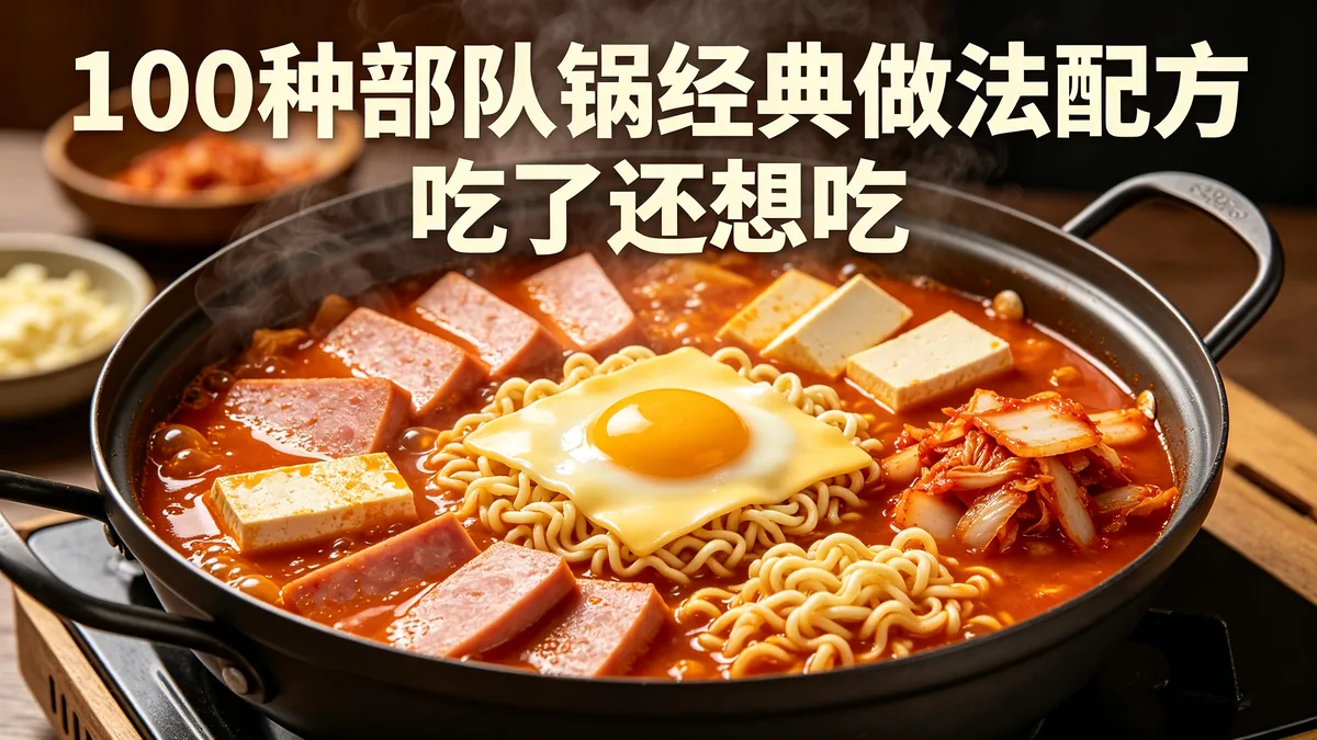 100种部队锅经典做法配方 吃了还想吃