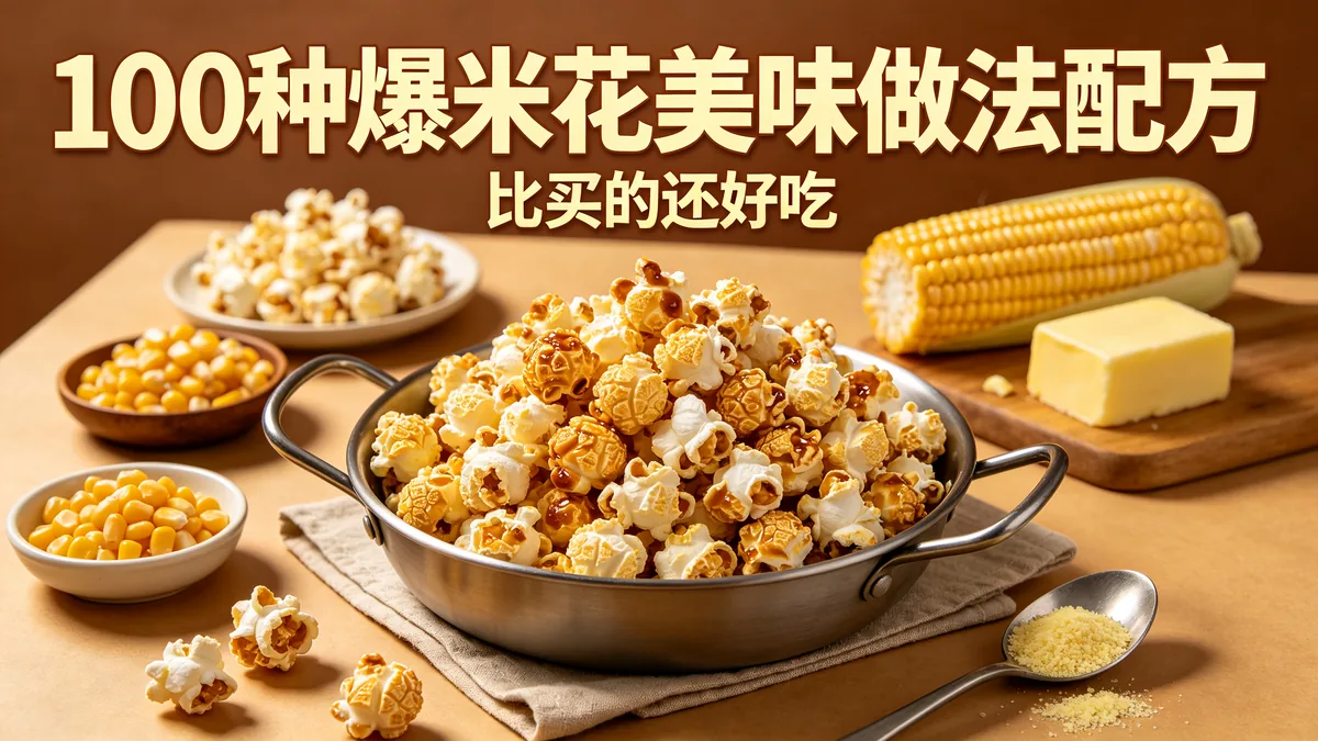 100种爆米花美味做法配方 比买的还好吃