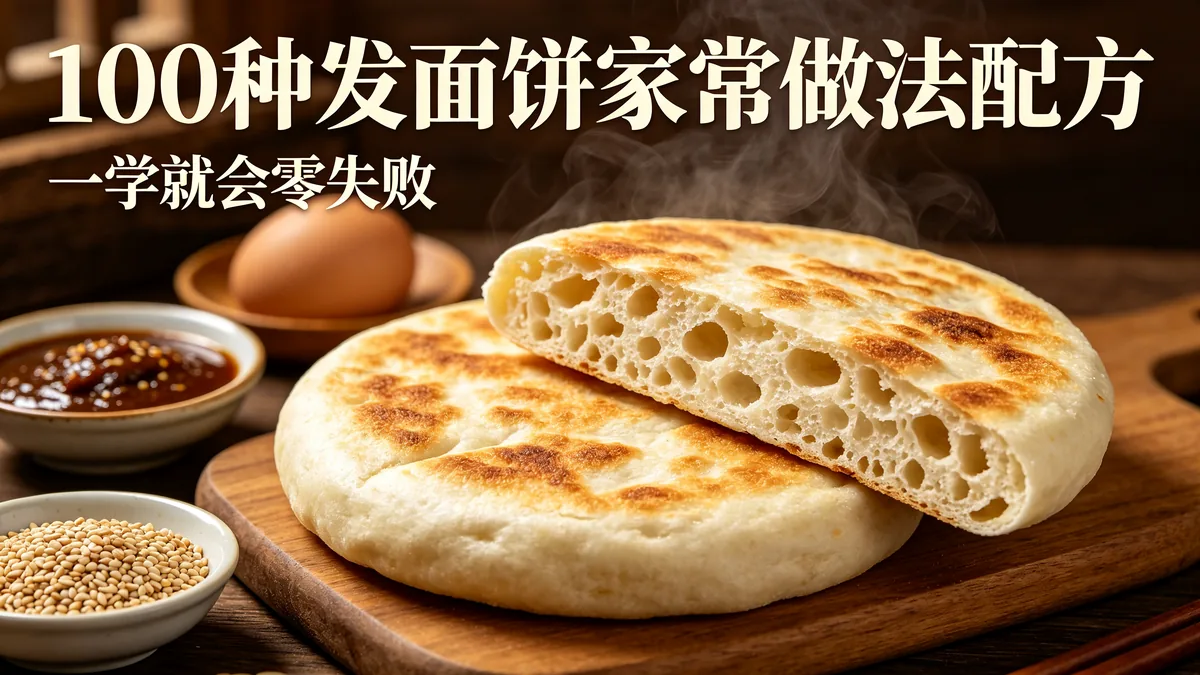 100种发面饼家常做法配方 一学就会零失败