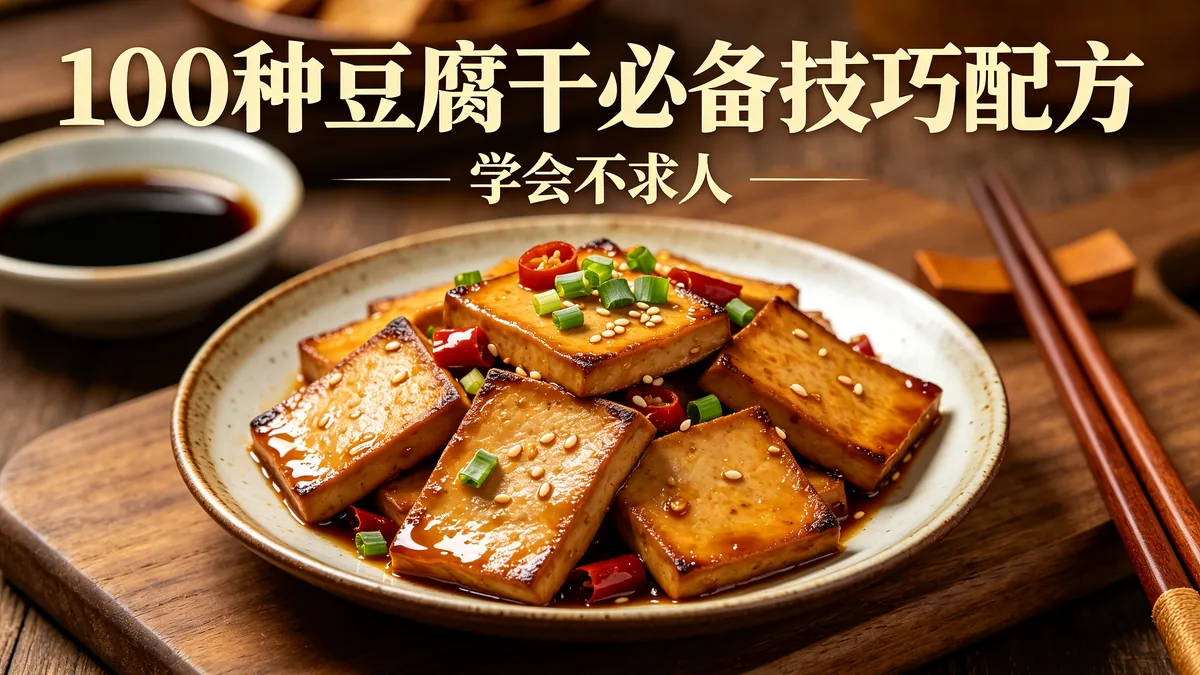 100种豆腐干必备技巧配方 学会不求人