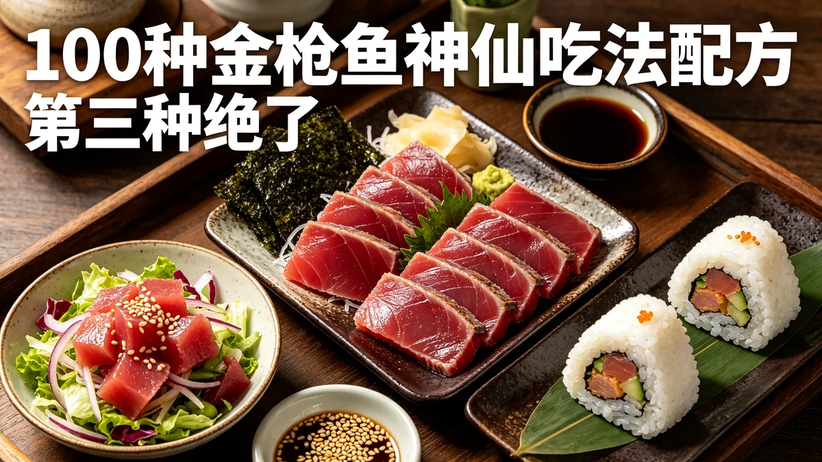 100种金枪鱼神仙吃法配方 第三种绝了