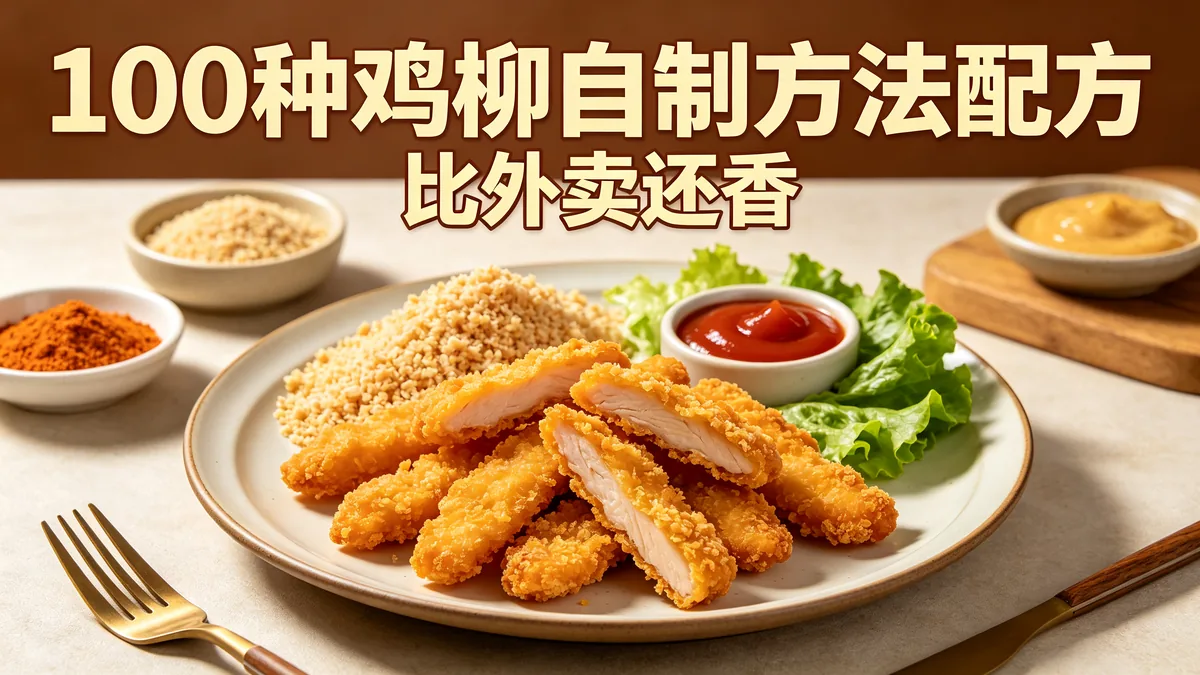 100种鸡柳自制方法配方 比外卖还香