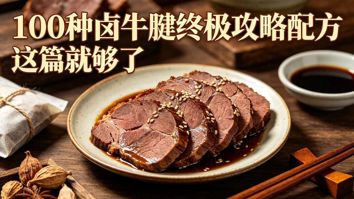 100种卤牛腱终极攻略配方 这篇就够了