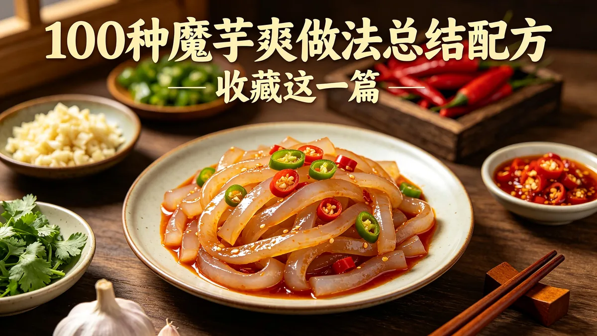 100种魔芋爽做法总结配方 收藏这一篇