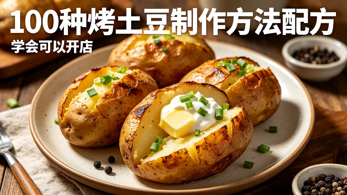 100种烤土豆制作方法配方 学会可以开店
