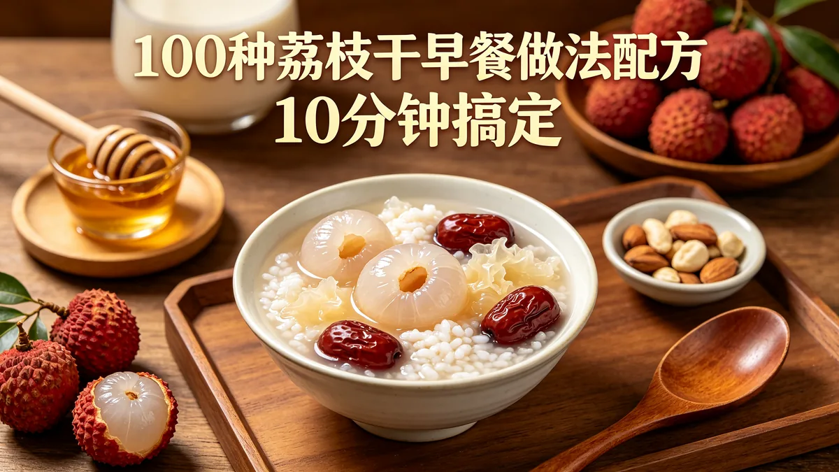100种荔枝干早餐做法配方 10分钟搞定
