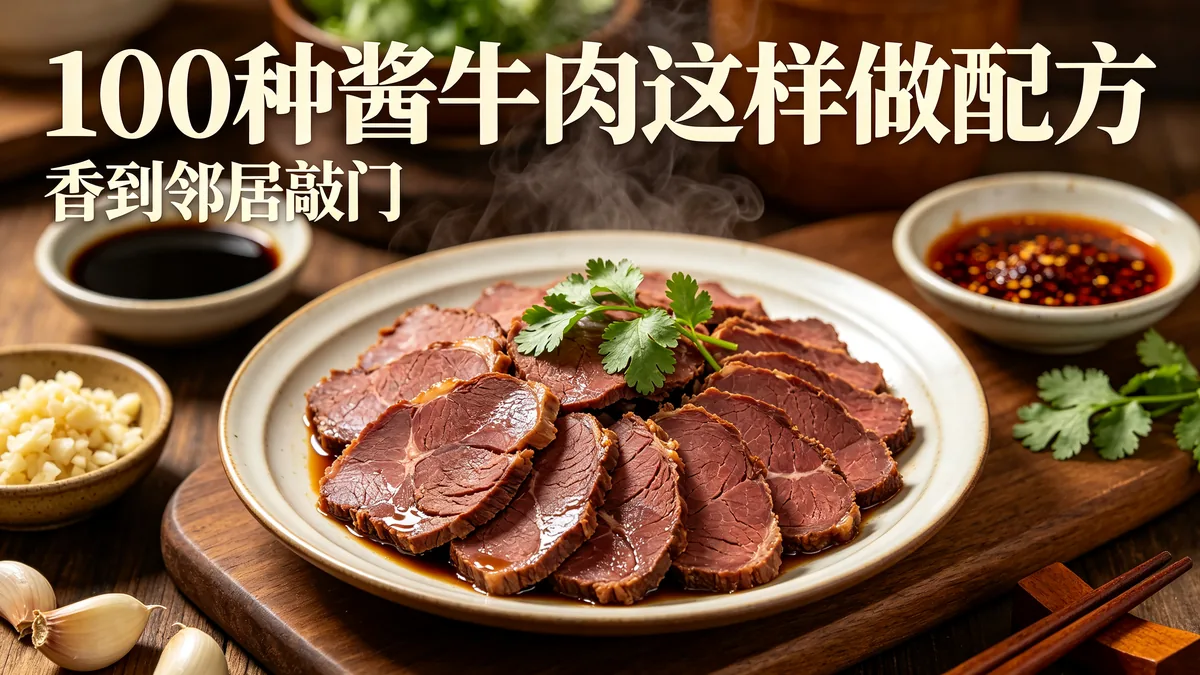 100种酱牛肉这样做配方 香到邻居敲门