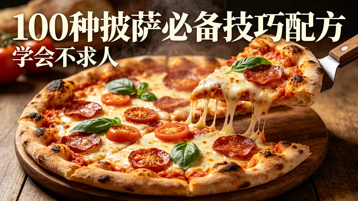 100种披萨必备技巧配方 学会不求人