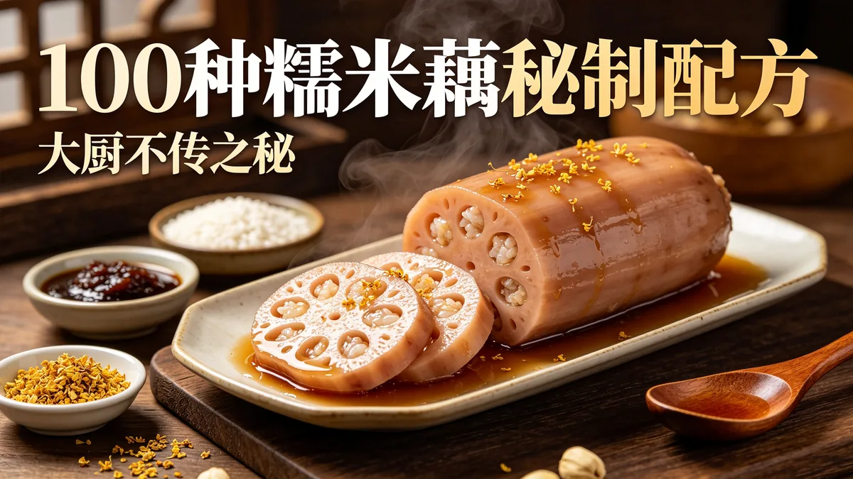 100种糯米藕秘制配方 大厨不传之秘