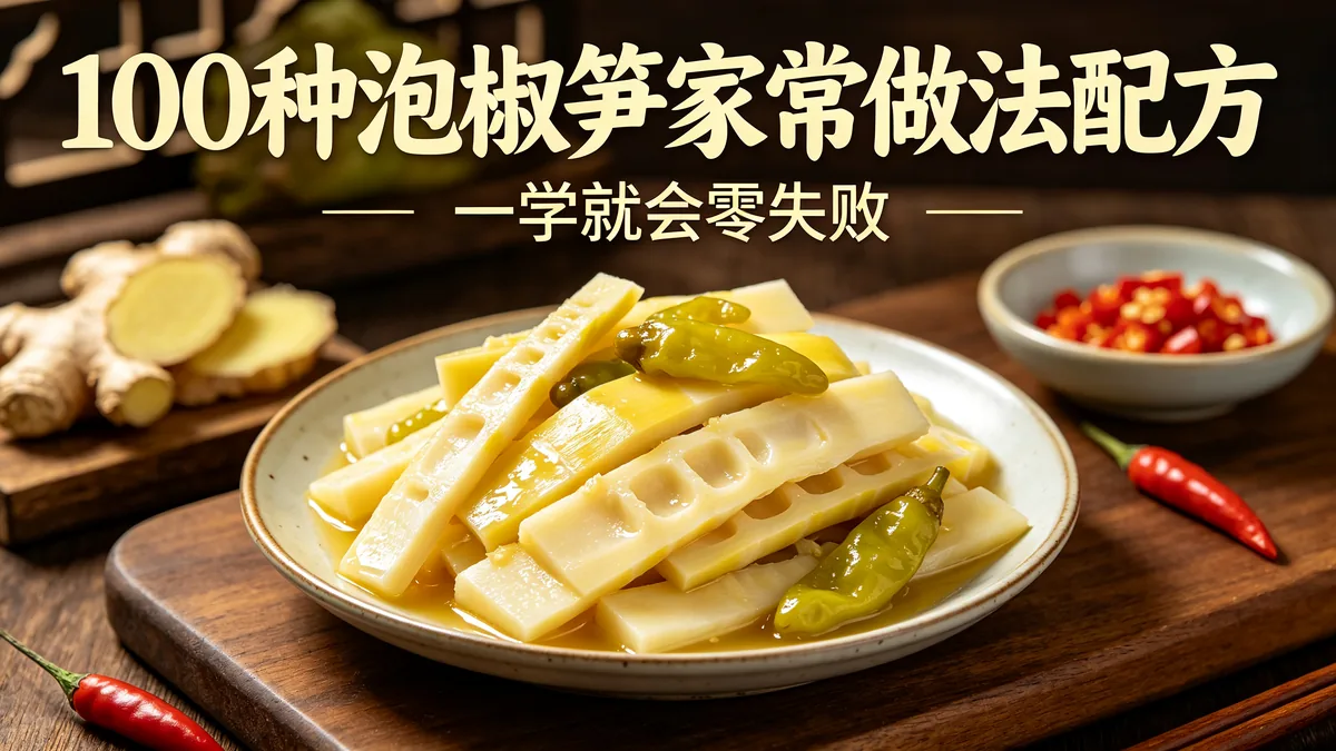 100种泡椒笋家常做法配方 一学就会零失败