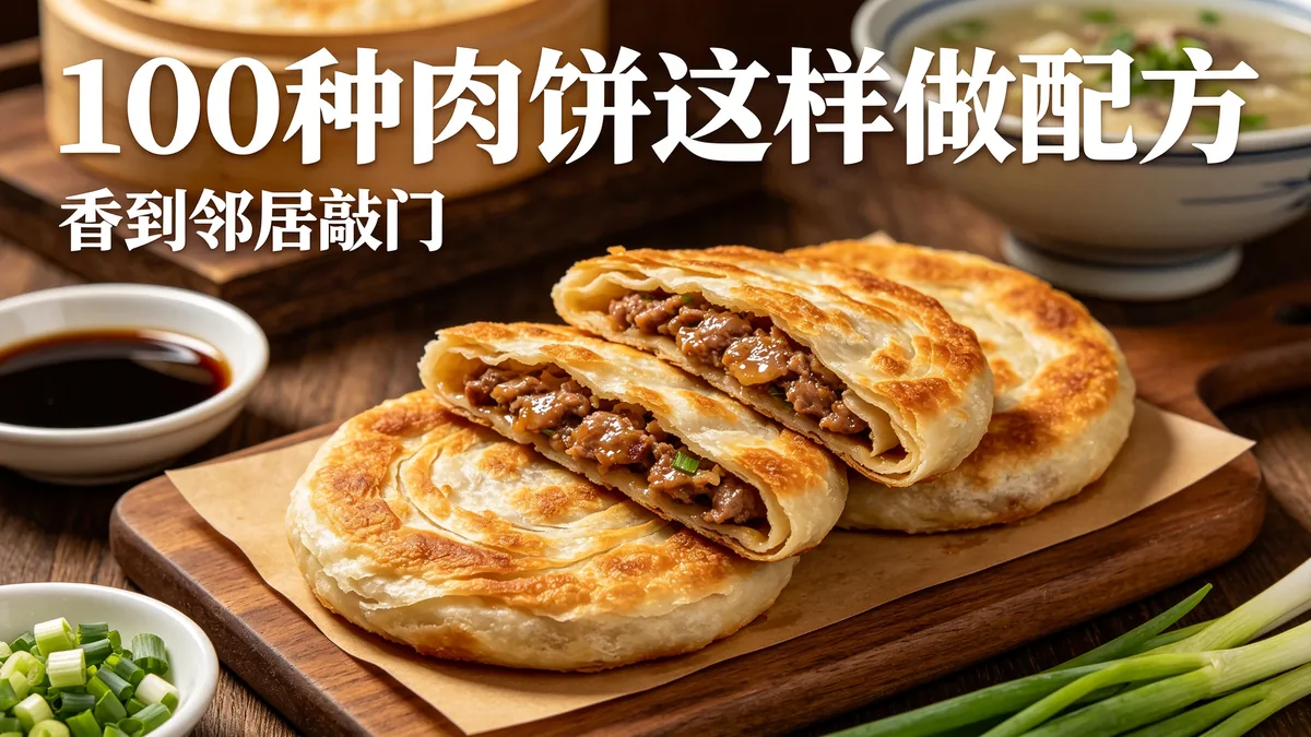 100种肉饼这样做配方 香到邻居敲门