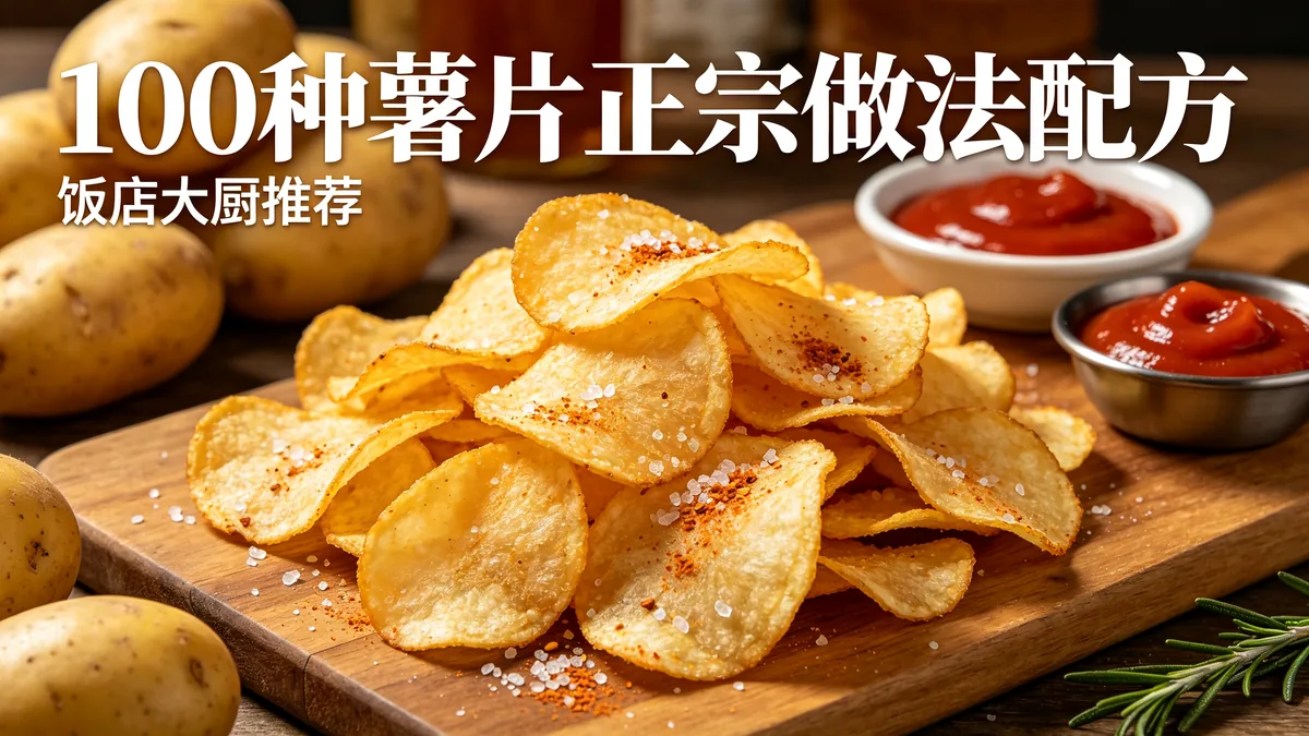 100种薯片正宗做法配方 饭店大厨推荐