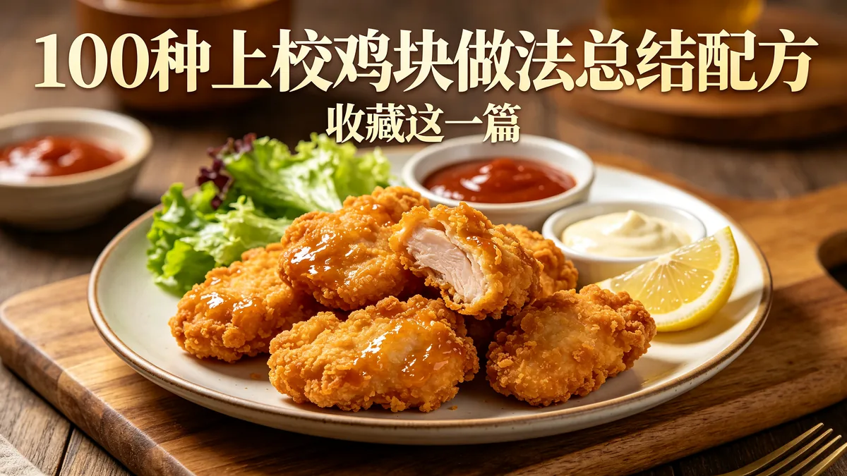100种上校鸡块做法总结配方 收藏这一篇