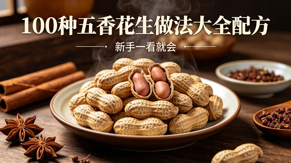 100种五香花生做法大全配方 新手一看就会