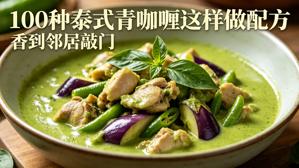 100种泰式青咖喱这样做配方 香到邻居敲门