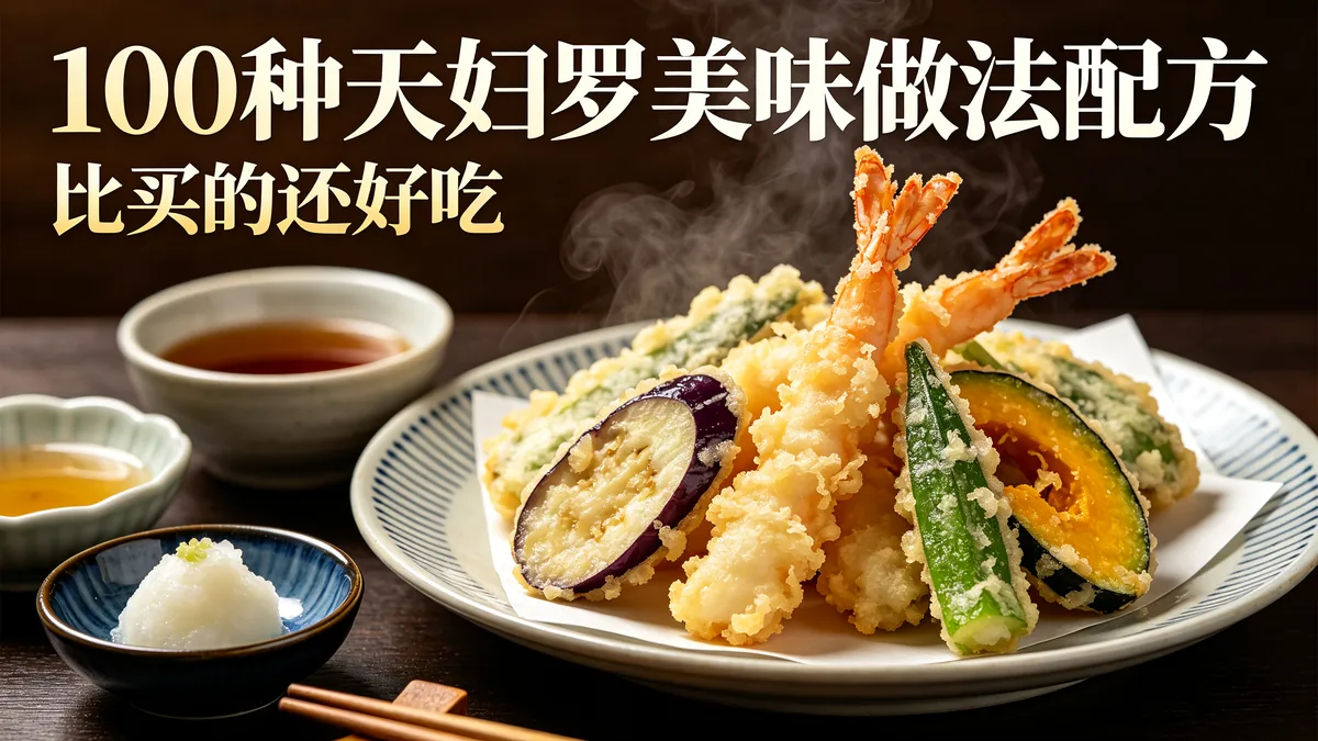 100种天妇罗美味做法配方 比买的还好吃