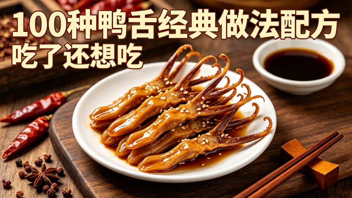 100种鸭舌经典做法配方 吃了还想吃