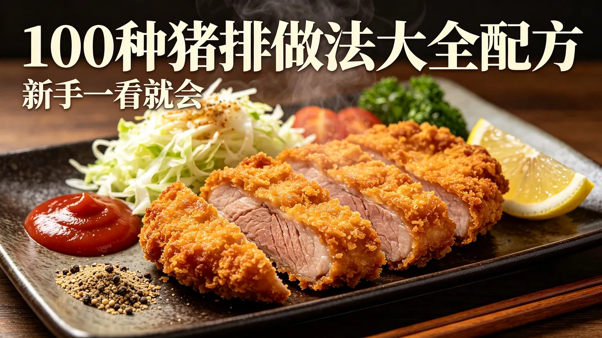 100种猪排做法大全配方 新手一看就会