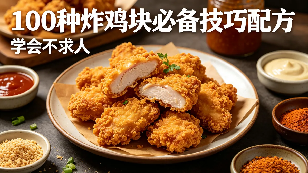 100种炸鸡块必备技巧配方 学会不求人
