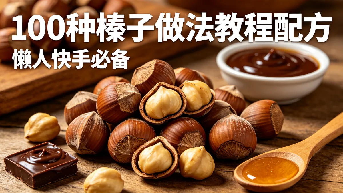 100种榛子做法教程配方 懒人快手必备