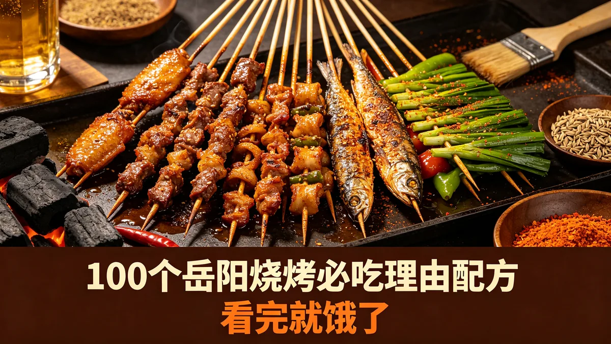 100个岳阳烧烤必吃理由配方 看完就饿了