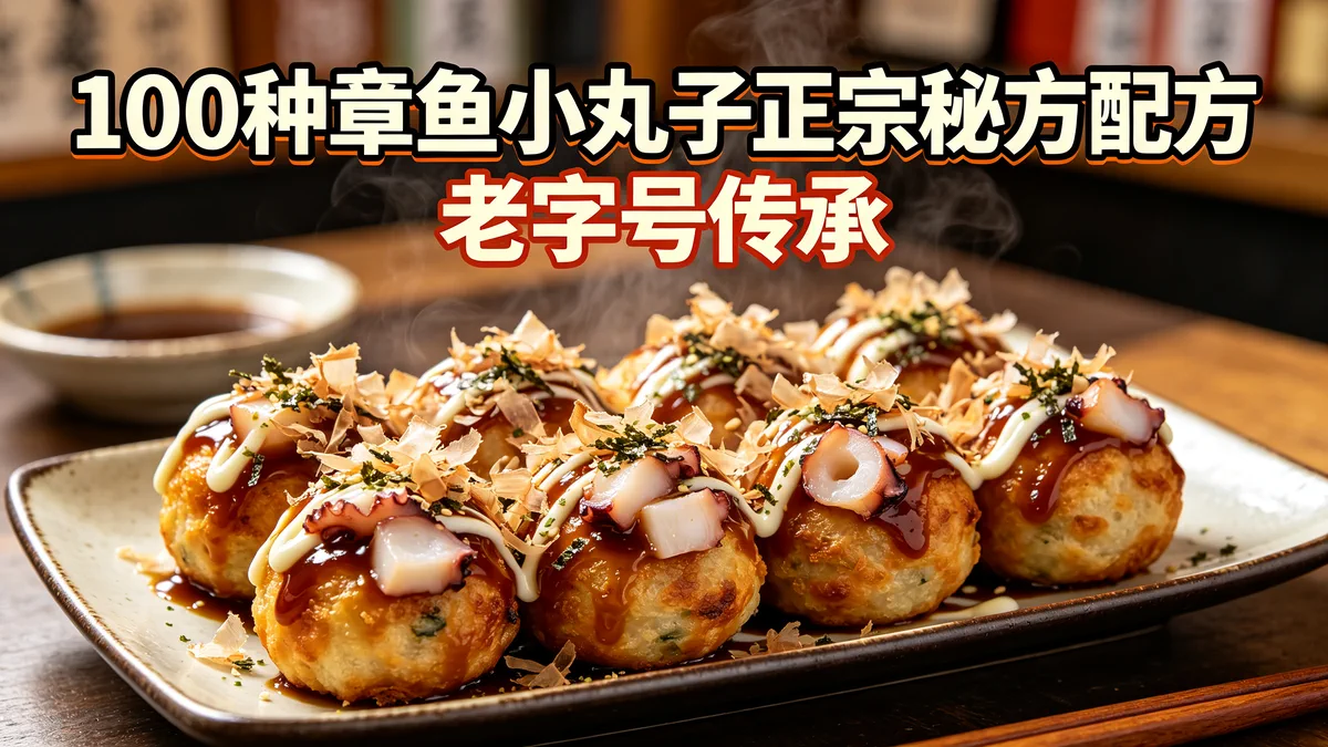 100种章鱼小丸子正宗秘方配方 老字号传承