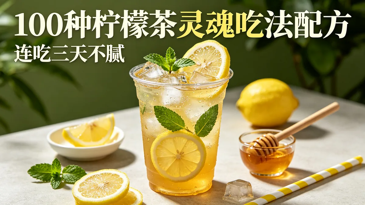 100种柠檬茶灵魂吃法配方 连吃三天不腻