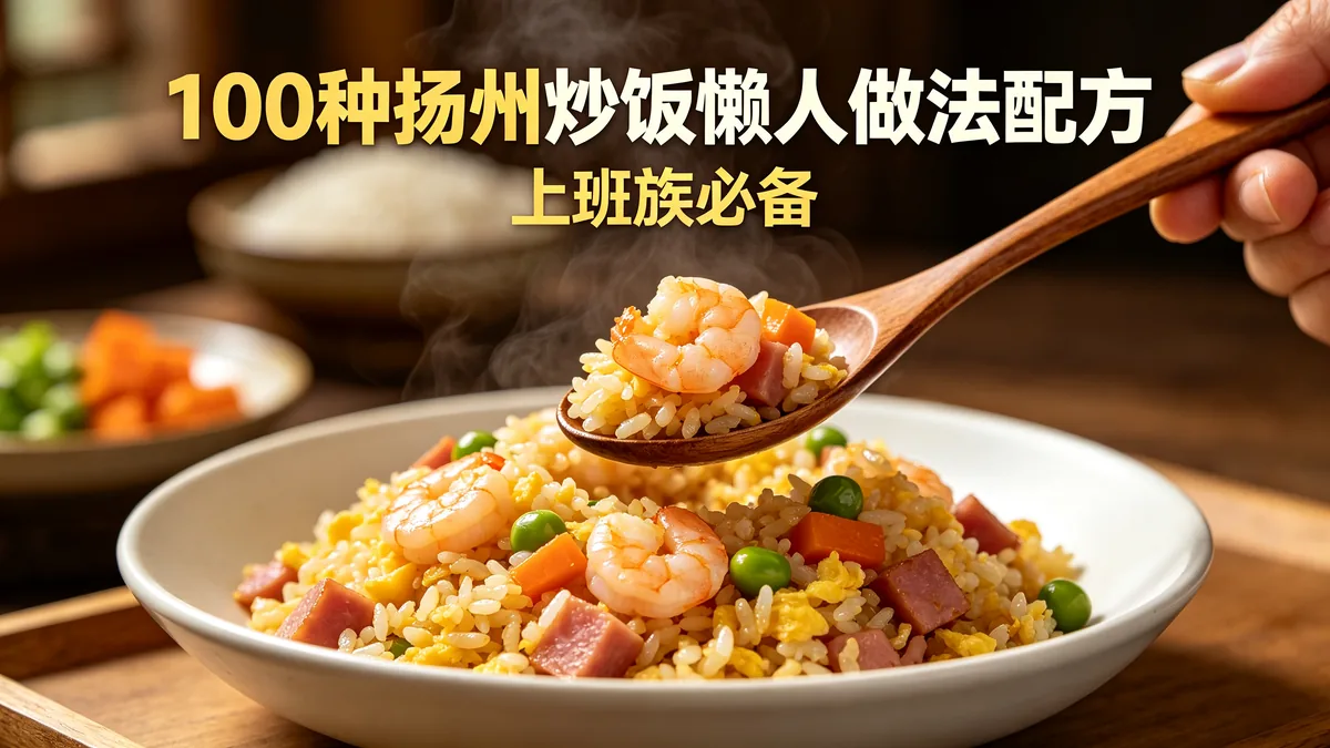 100种扬州炒饭懒人做法配方 上班族必备