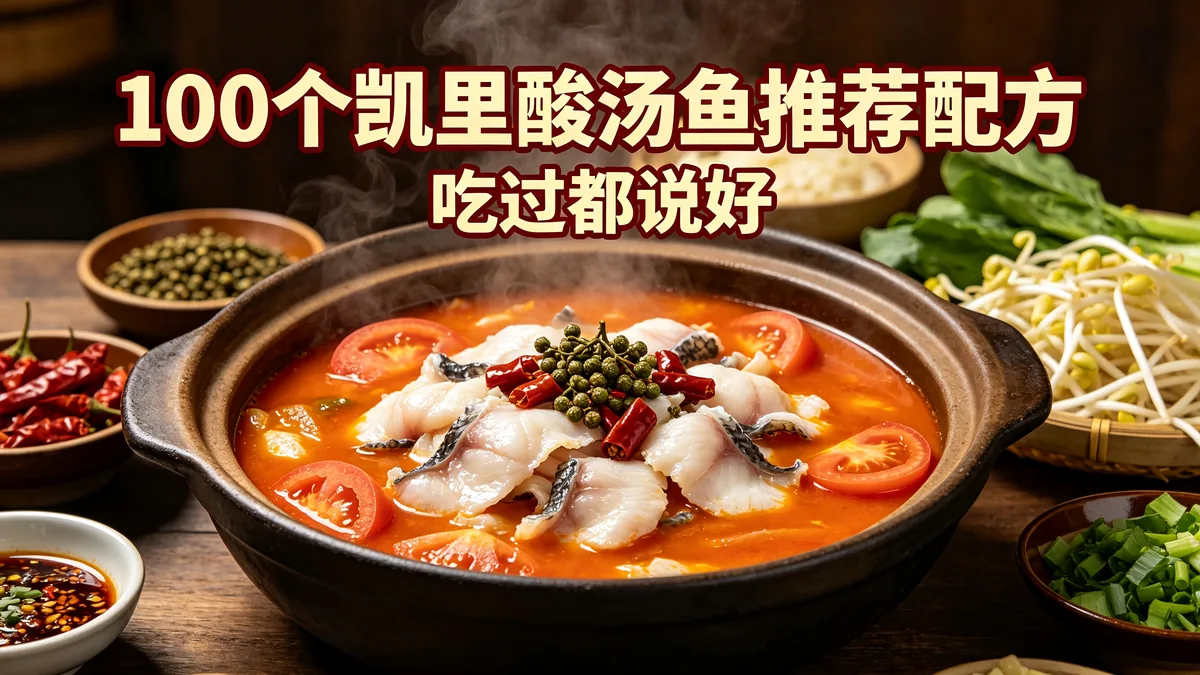 100个凯里酸汤鱼推荐配方 吃过都说好